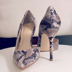 Boston Proper Snakeskin Pumps